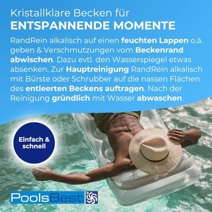 1 l - PoolsBest® Randreiniger Super – Bild 3
