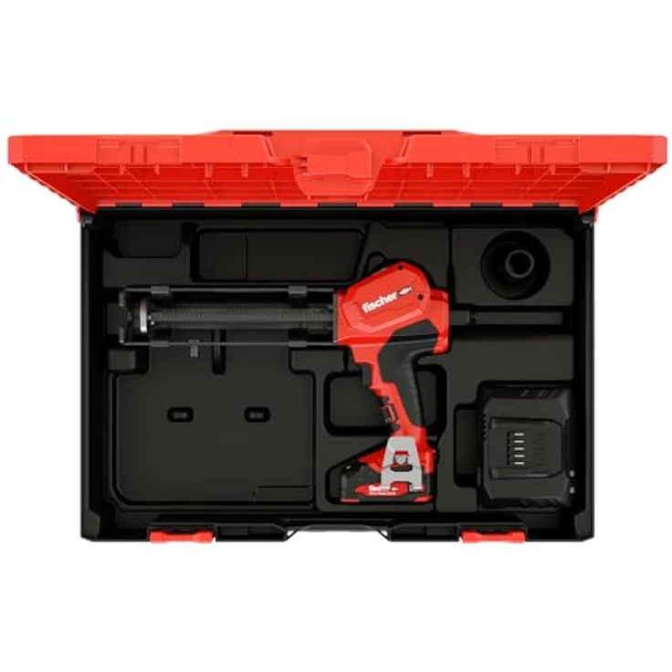 Fischer Akku-Auspressgerät FIS DB S Pro 18V mit 2,0 Ah Akku, dosierbare Kartuschenpistole für 150-390 ml – Bild 3