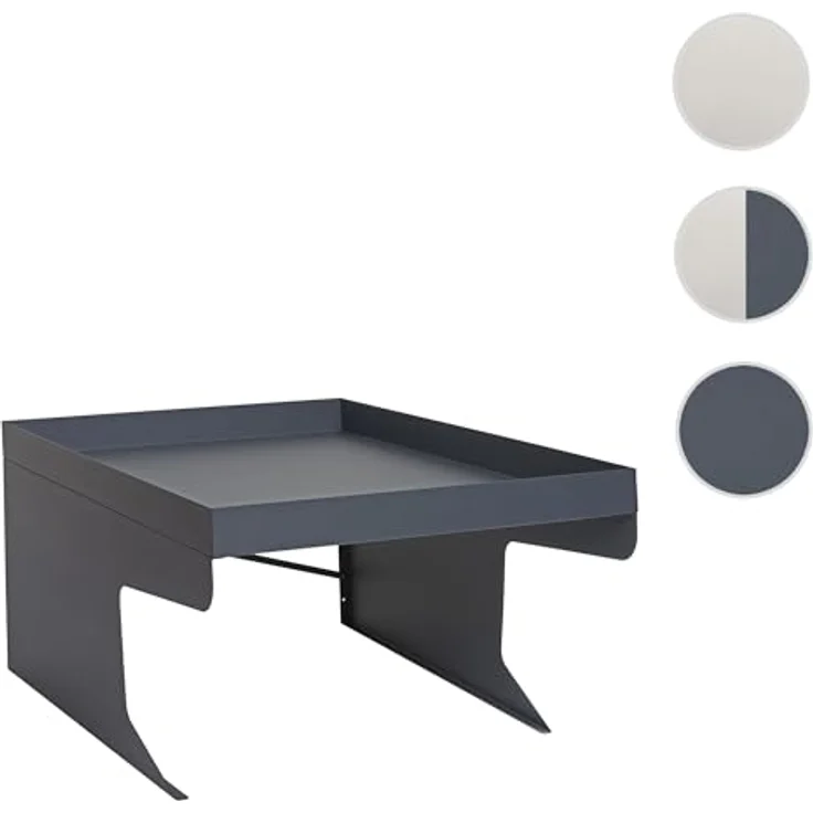 PROREGAL Mähroboter-Garage XL, wetterfeste Metallgarage mit Pflanzkasten, 47x70x100cm, anthrazit – Bild 7