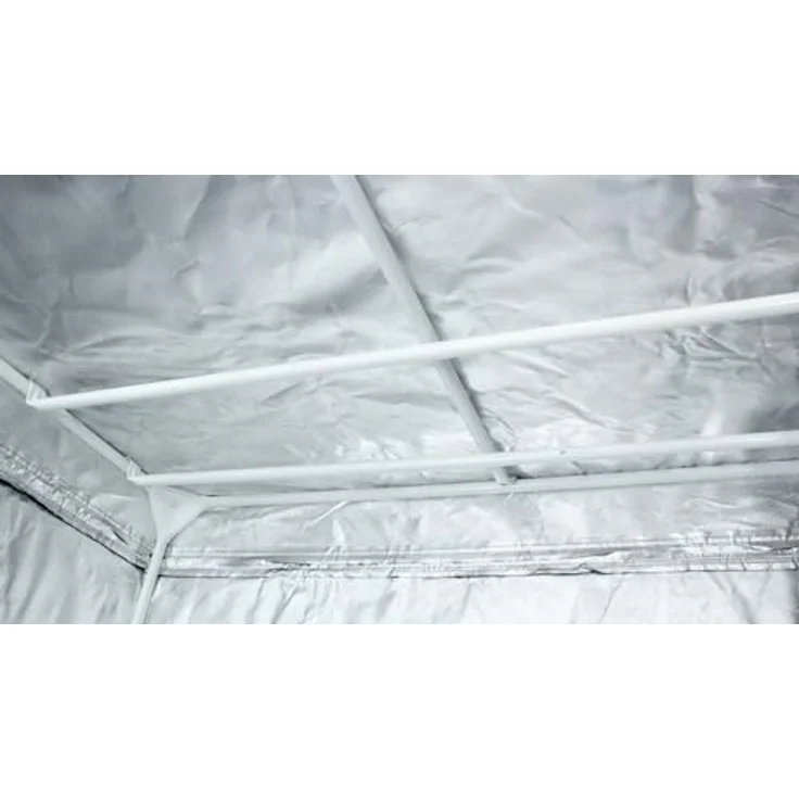 Hongyi Growbox 80x80x160 cm, Schwarz, Anzuchtzelt mit hoher Reflektivität, Growzelt mit stabilem Metallrahmen und Belüftungsklappen – Bild 6