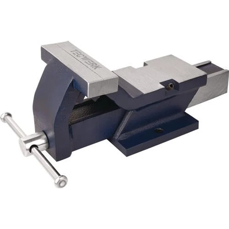 TECWERK Parallelschraubstock 125 mm, Backenbreite 125 mm, hochwertige Spanntechnik – Bild 1