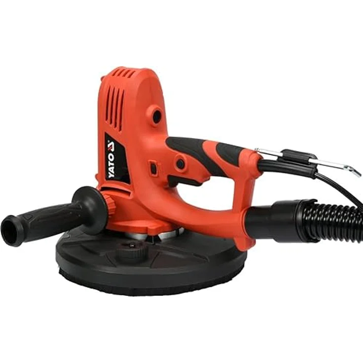 Yato YT-82340 Exzenterschleifer, 2300 RPM, 1220 W, Schwarz-Rot, mit Staubabsaugung – Bild 2