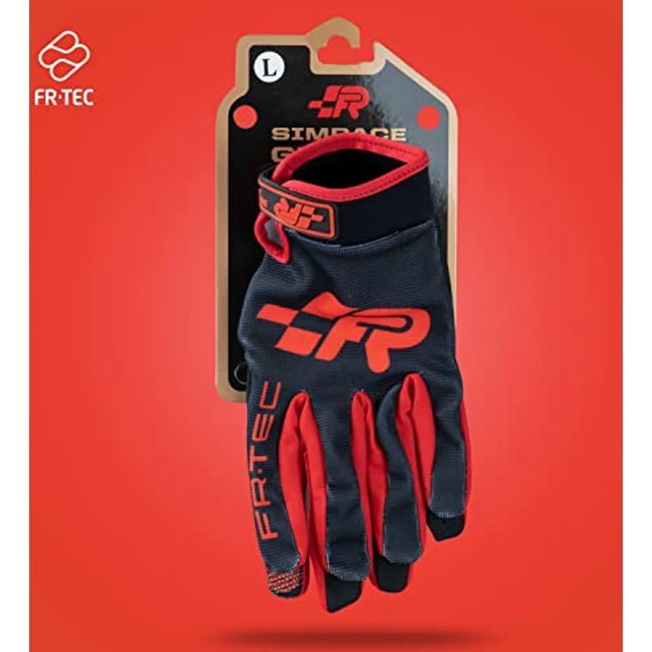 FRTEC SimRacing Gloves, Arbeitshandschuhe mit exzellenter Griffigkeit und Touchscreen-Funktion, in 3 Farben (grau, schwarz, rot) – Bild 4