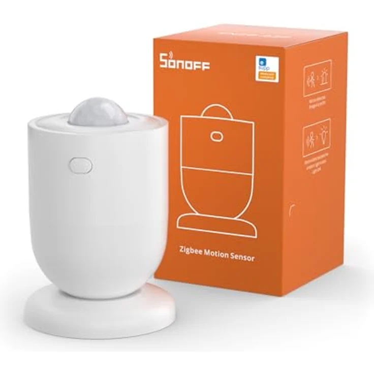 SONOFF SNZB-03P Zigbee Smart Bewegungsmelder, Zigbee3.0 Drahtloser Bewegungssensor, Einstellbare Erkennungszeit Intervalleinstellung, für Alarmanlage und Smart Home – Bild 1
