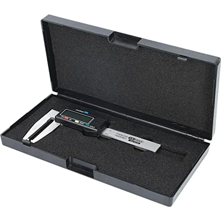 KSTOOLS Digital-Bremsscheiben-Messschieber 0-60 mm, LCD-Anzeige, rostfreier Stahl, mit Feststellschraube und Kunststoffetui – Bild 1