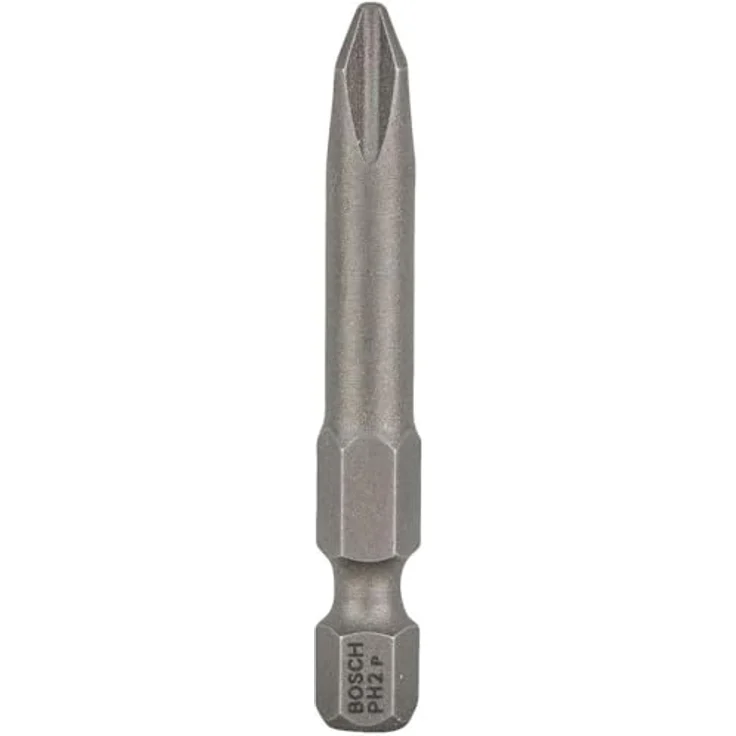 Bosch Professional Bit Extra-Hart für Phillips-Kreuzschlitzschrauben (PH2, Länge: 49 mm, 3 Stück) – Bild 2