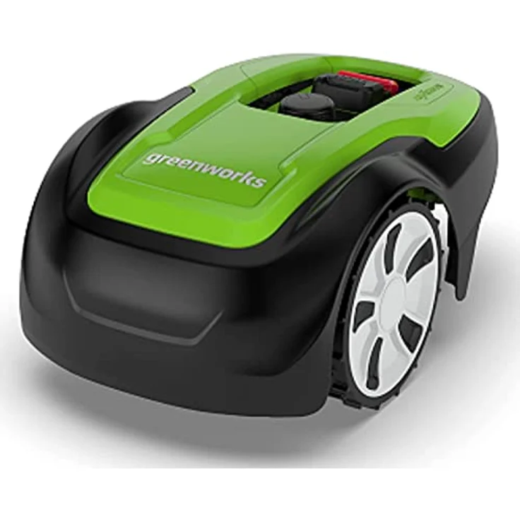 Greenworks Optimow S Rasenmäherroboter für Rasenflächen bis 300 m2 mit 30 % Gefälle, extrem leise, Bluetooth-Appgesteuert, erweiterte Sicherheitsfunktionen, Diebstahlschutz, 3 Jahre Garantie – Bild 1