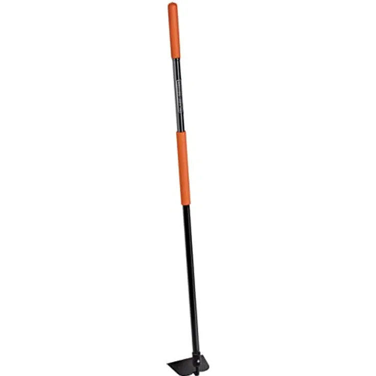 Black+Decker Gartenhacke mit Stiel - 146 x 16 x 14.5 cm - 990 Gramm - Hacke - Unkrautjäten und Bodenbearbeitung - Schwarz/Orange
