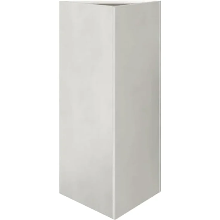 vidaXL Pflanzkübel Dreieckig 40x34,5x70 cm Edelstahl, rostbeständig und tief für gesundes Pflanzenwachstum – Bild 1
