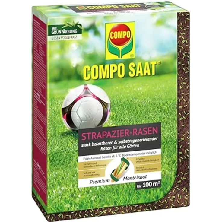 COMPO SAAT® Strapazier-Rasen 2 kg für 100 m²