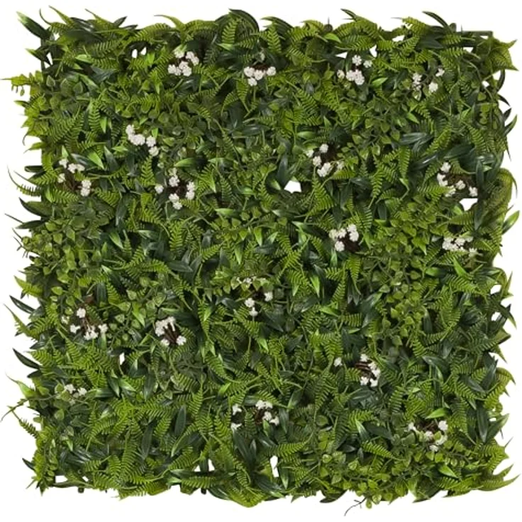 Hjh Office Kunstpflanze More Green I, 50 cm, wandfüllendes Dekoelement in Grün mit praktischen Befestigungsösen – Bild 7