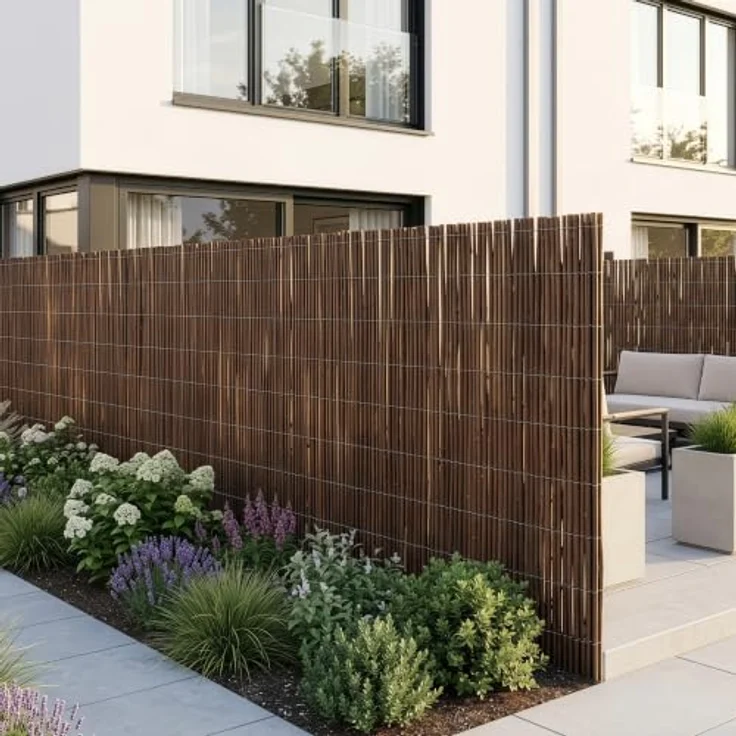 casa.pro Weidenmatte Hyssna, 160 x 500 cm Sichtschutzmatte aus natürlicher Weide für Garten, Balkon und Terrasse – Bild 5