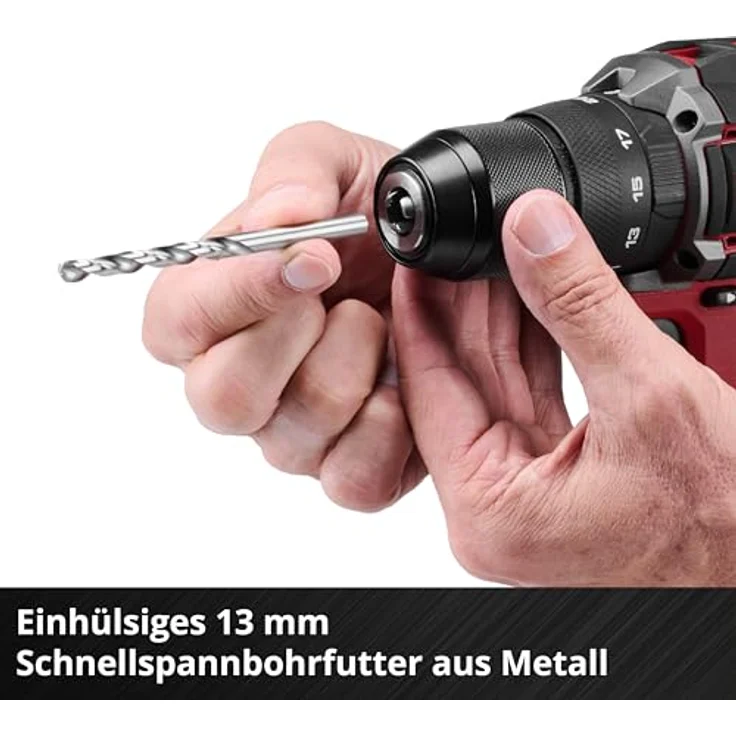 Einhell Professional TP-CD 18/50-C Li-i BL - Solo 2-Gang-Akku-Schlagbohrschrauber mit bürstenlosem Motor, 50 Nm Drehmoment, ergonomisches Design – Bild 10