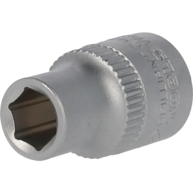 Brilliant Tools Bit- und Steckschlüsselset BT021802, 3/8" Sechskant-Stecknuss 8 mm, Chrom-Vanadium-Stahl, matt und glänzend verchromt – Bild 1
