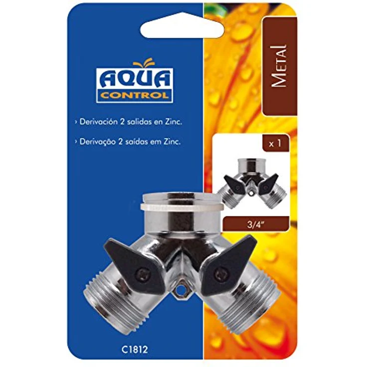 Aqua Control C1812 Bypass 2 Wege, Chrom Bewässerungszubehör – Bild 3