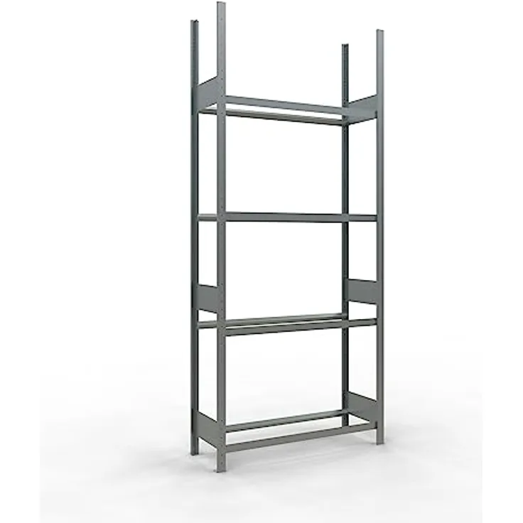 Reifenregal, Grundfeld, 1210 x 436 x 2750 mm, 4 Lagerebenen, verzinkt