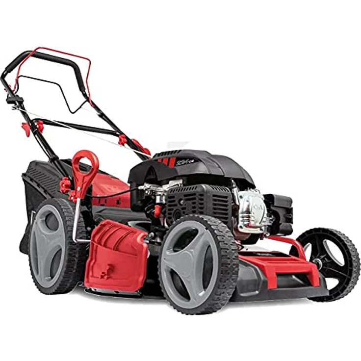 Scheppach 6 in 1 Benzin-Rasenmäher MS226-53 SE, 53 cm Schnittbreite, 224 cm³ Motor, Radantrieb, Reinigungsfunktion – Bild 1