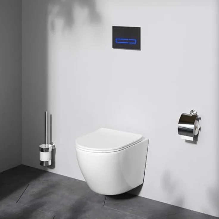 AM.PM Wand-WC CLA1900PSC Flash mit Softclosing-Sitzabdeckung, spülrandlos und AquaSpin-Spültechnologie – Bild 2
