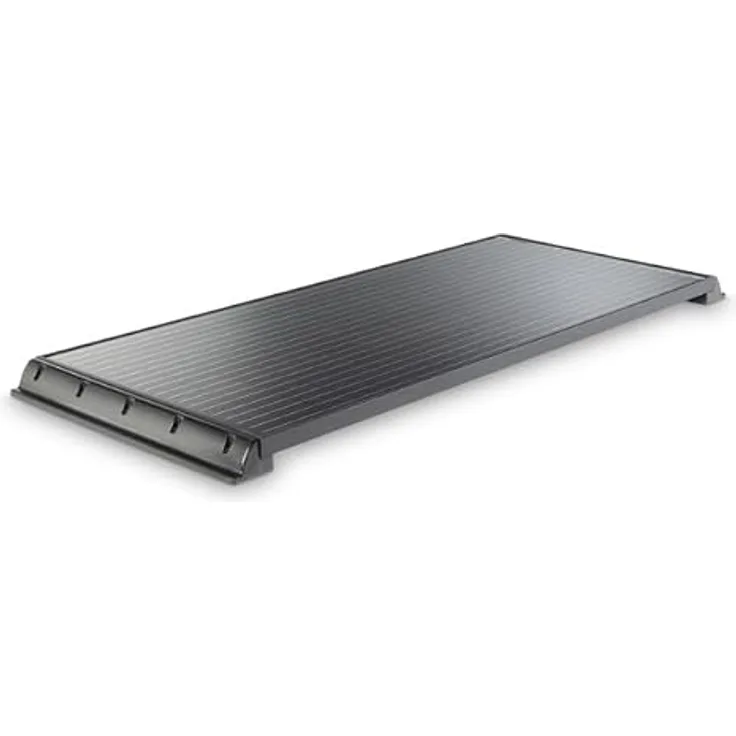 BÜTTNER DOMETIC Solarmodul Power Black Line 200 Wp, 80 Hochleistungs-Zellen, kompakte Abmessungen 66 x 160 cm, robuste Bauweise