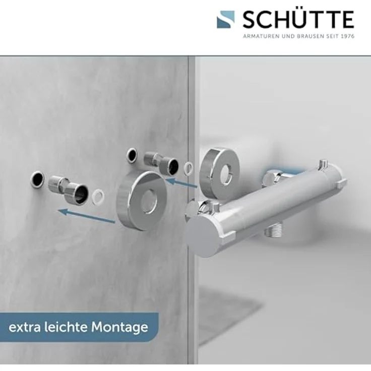 SCHÜTTE LONDON Thermostat Duscharmatur, Chrom – Bild 2