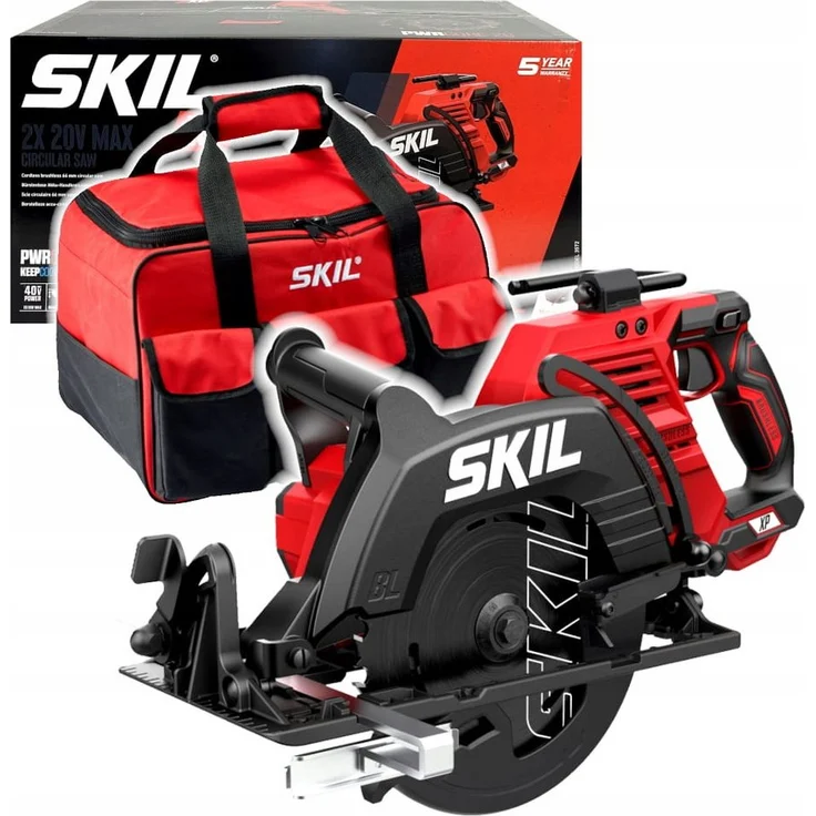 SKIL Akku-Handkreissäge 2x20V 3572 FA 184mm, leistungsstarke Akku-Kreissäge (Ohne Akku) - Preisvergleich