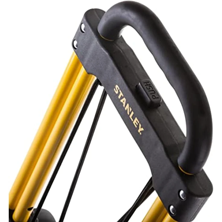 Stanley Klappbarer Stahlwagen SXWT-FT580-SP, Sackkarre bis 70 kg, Schwarz/Gelb, faltbar, mit Softgripgriffen – Bild 4