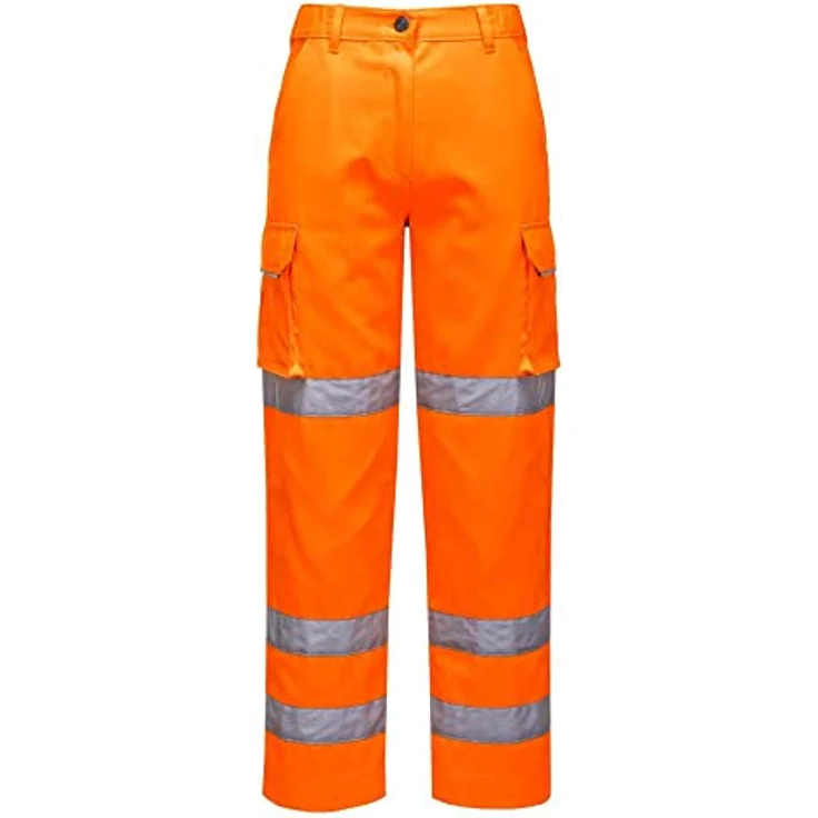 Portwest Damen Warnschutzhose, 40+ UPF Gewebe Orange XL – Bild 2