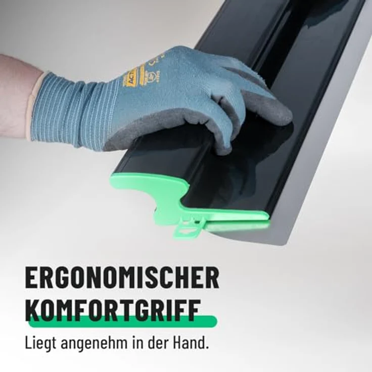 greate Flächenspachtel 600mm, Ergonomischer Glättspachtel mit Edelstahlklinge für ansatzfreies Spachteln im Trockenbau – Bild 3