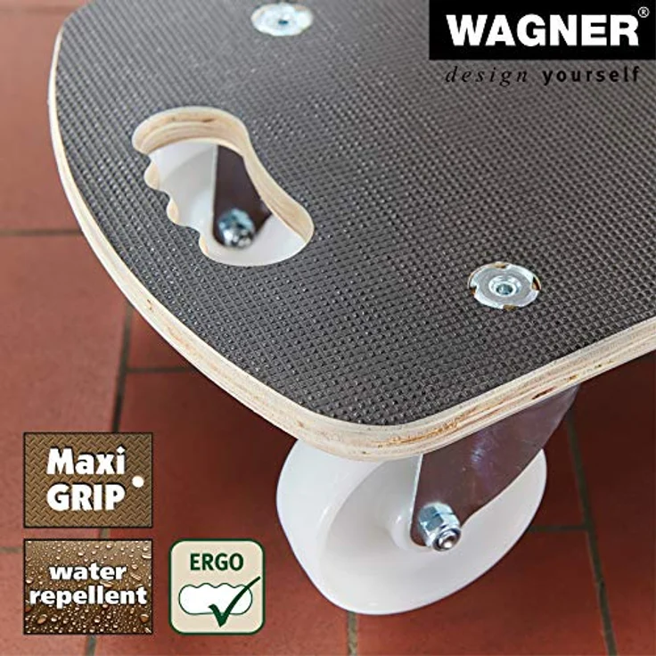 Wagner Transporthilfe MM 1311 I 57,5 x 29 x 13,5 cm - Tragkraft 400 kg - für schwer beladene Geräte & Möbel I Ergo-Griffmulden I rutschfeste Oberfläche I FSC®-Zertifiziert - 20131101 – Bild 3