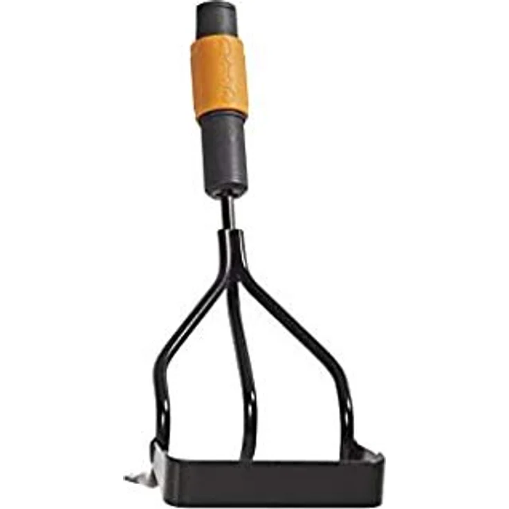 Fiskars Krümmerjäter, Zwei Geräte in einem: Krümmer & Jäter, Gerätekopf, Schwarz-Orange, QuikFit, 1000681 – Bild 3