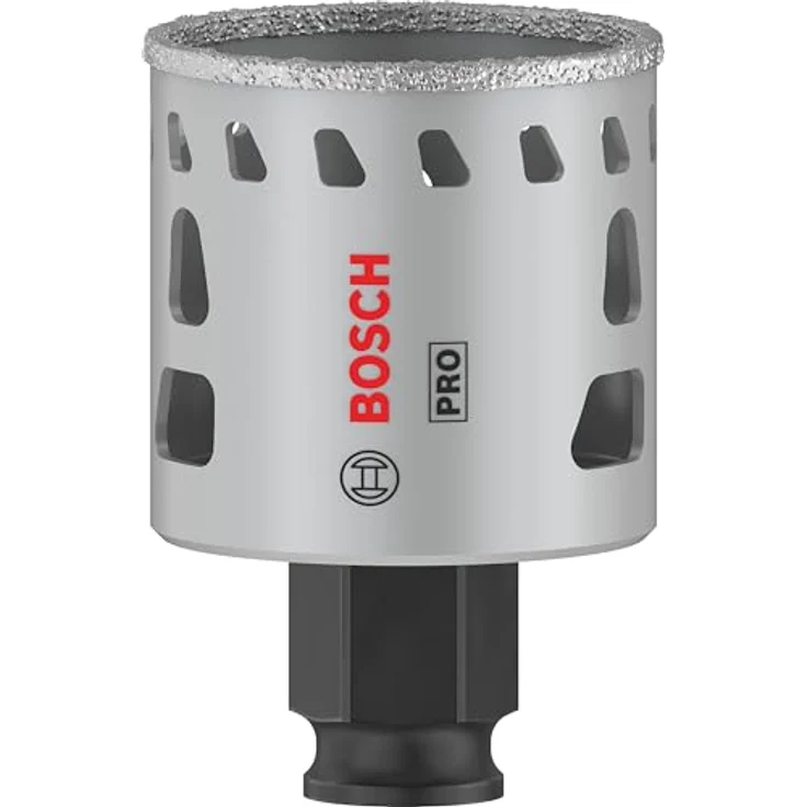 Bosch 1x PRO Tile Power Change Plus Lochsäge (für Hard Ceramic Tiles, Soft Ceramic Tiles, Ø 44 mm, Professional Zubehör Bohrmaschine/Schrauber, Schlagbohrer/Schrauber) – Bild 1