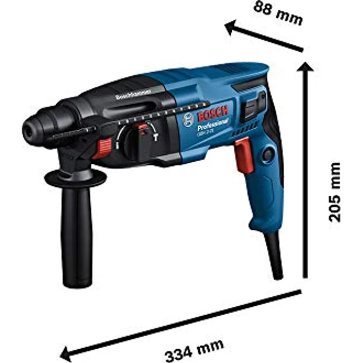 Bosch Professional GBH 2-21 Bohrhammer mit SDS plus inkl. Koffer 720 W 2,0 J – Bild 2