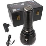 Imalent MS18, LED Taschenlampe mit 100.000 Lumen, wiederaufladbar, 1.350 m Leuchtweite, IP56, Aluminiumgehäuse