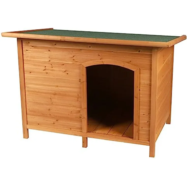 Fornord Mon Jardin Hundehütte mit abnehmbarem Dach, 115 x 78 x 80 cm