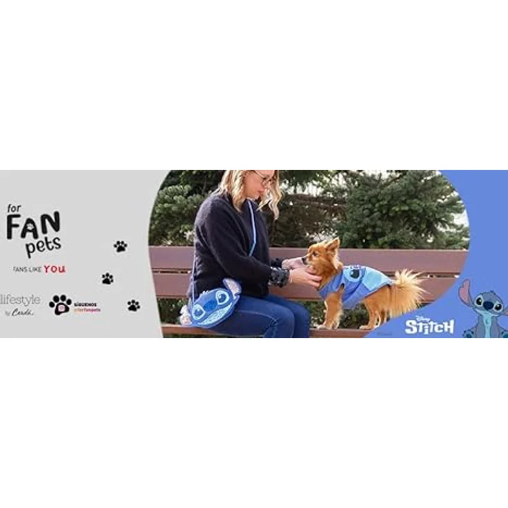 CERDÁ LIFE'S LITTLE MOMENTS -Stitch Hundehalsband, Größe M/L, strapazierfähig und modisch – Bild 5