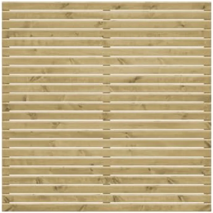 WOODTEX Rhombus Sichtschutzzaun 180x180 cm, DIY Bausatz aus Kiefer mit Pfosten und Kanthölzern für Terrasse und Balkon, Lärmschutz und Windschutz, grün