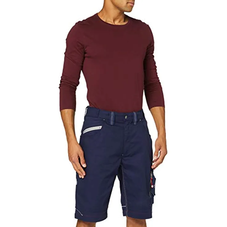 Bullstar Herren Arbeitsshort Ultra, Blau (Marine 700), Small (Herstellergröße: 44)