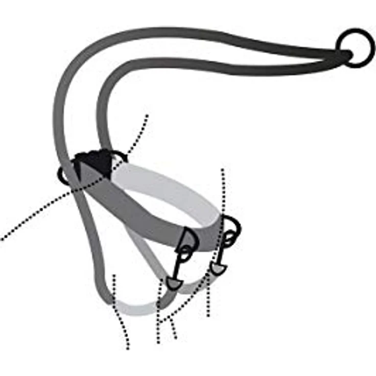 Flamingo Karlie Easy Walker M, fellfreundliches Hundegeschirr, ø: 31 - 39 cm, ohne Würgeeffekt für entspannte Spaziergänge – Bild 2