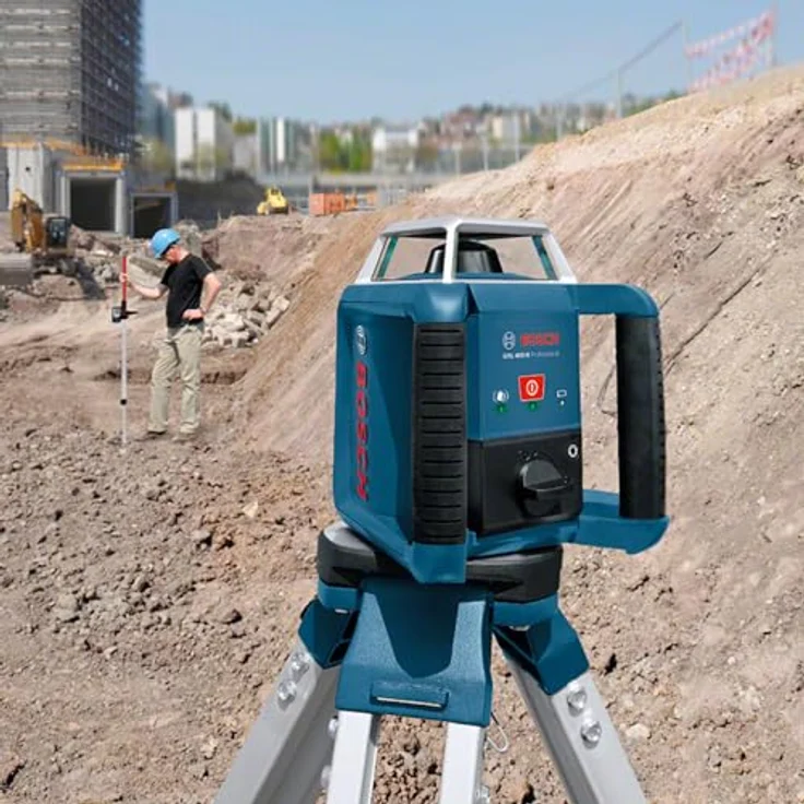 Bosch Professional Rotationslaser GRL 400 H + LR 1, selbstnivellierend mit IP56 Schutz, in L-Boxx – Bild 2