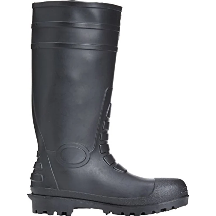 Portwest FW95 Total-Sicherheitsgummistiefel S5, Schwarz, mit Stahlkappe und durchtrittsicherer Sohle, Gr. 43 – Bild 2