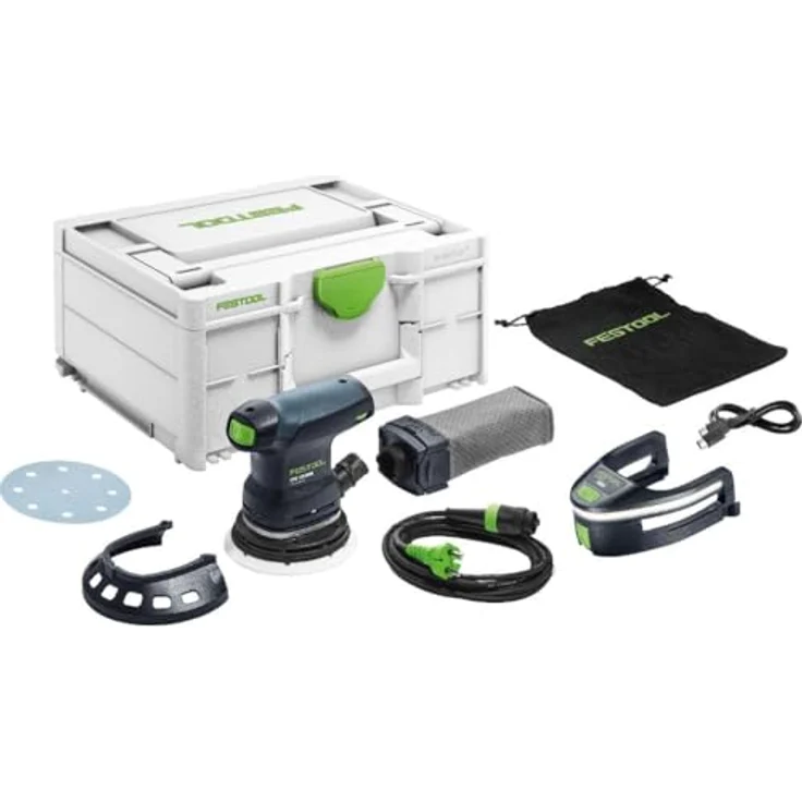 Festool Exzenterschleifer ETS 125 REQ-Plus, 250 W mit stufenloser Drehzahlregelung für präzises Schleifen – Bild 1