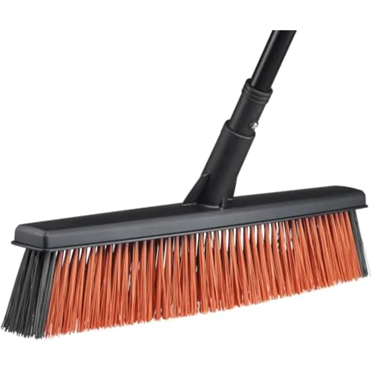 Fiskars Allzweckbesen-Kopf mit Powerclean-Borsten, Breite: 47 cm, L, Kunststoff, Schwarz, Solid, 1025931 – Bild 2