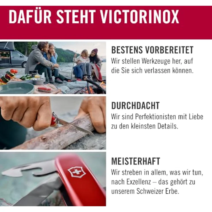 Victorinox Escort 0.6123, Schweizer Taschenmesser mit 6 Funktionen, Rot – Bild 7