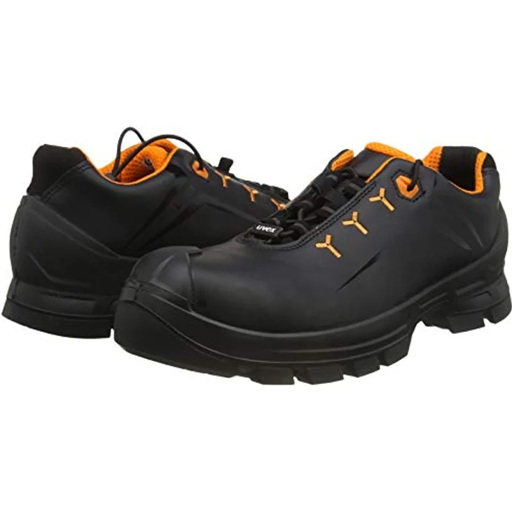 Uvex uvex 2 VIBRAM® S3L FO HI HRO SC SR Arbeitsschuh, ergonomische Passform, leicht, schwarz/orange – Bild 7