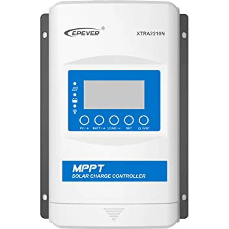 EPEVER MPPT XTRA-N XTRA2210N SolarLaderegler charge controller, Ladestrom 20A, 12/24VDC auto work, PV 100V, XDS2 Display, schwarz