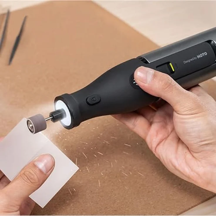 Xiaomi HOTO QWLDM002, Präzisions-Multifunktionsschleifer 12V Set mit 36 Zubehörteilen, 35.000 U/min, bürstenloser Motor, wiederaufladbare 3.000 mAh Batterie – Bild 2
