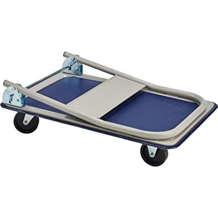 K. A. Plattformwagen Ladeflächen L720xB470mm STA hellgrau Trgf.150kg – Bild 2