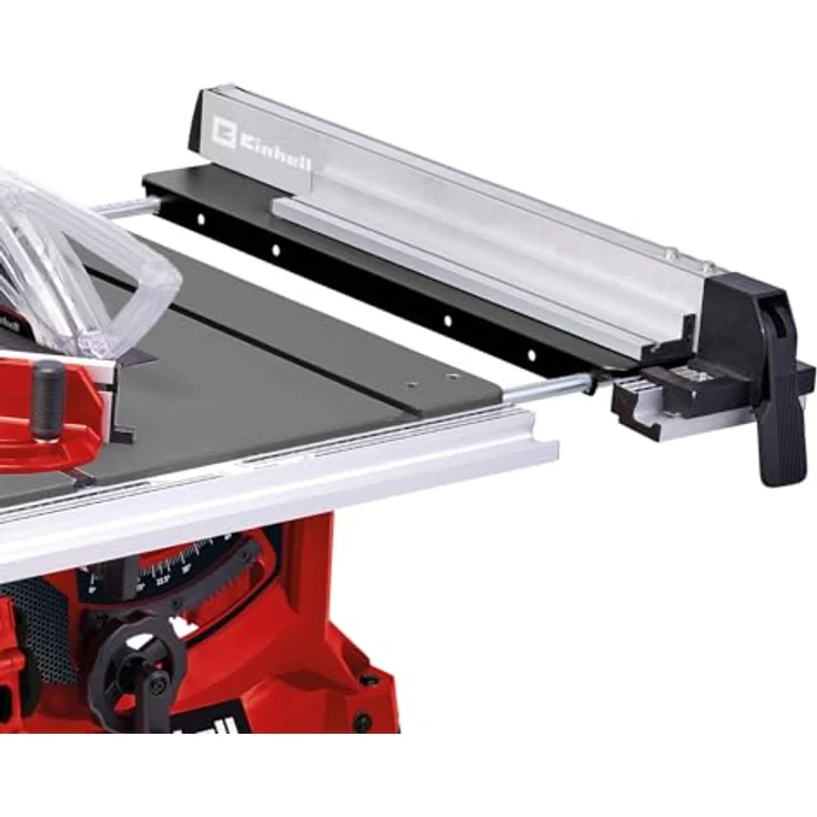 Einhell Tischkreissäge TC-TS 254 eco (max. 2050 W, D254 x D30 mm Sägeblatt, Parallelanschlag, Winkelanschlag für Gehrungsschnitte 45°, Gehäuse und Sägeblattschutz mit Späneabsauganschluss) – Bild 3