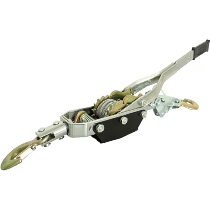 TRUTZHOLM Handseilzug mit Ratsche, Seilwinde 4t (4000 kg), 5,6 mm Drahtseil, stabil und leicht bedienbar – Bild 1