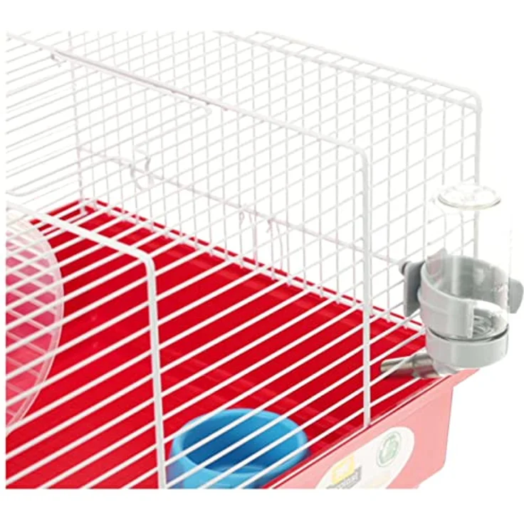Ferplast Hamsterkäfig, Nagerkäfig CRICETI 9, Kleintierkäfig, Hamsterzubehör inklusive, 46 x 29,5 x h 23 cm. – Bild 3